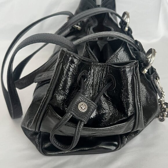 Brighton Drawstring Long Shoulder leather bag - Picture 3 of 9